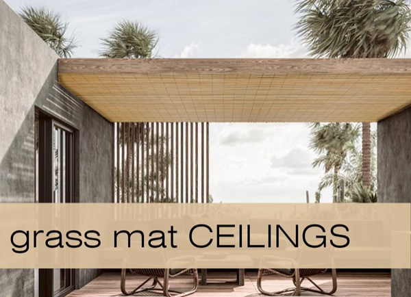 grass mat ceilings