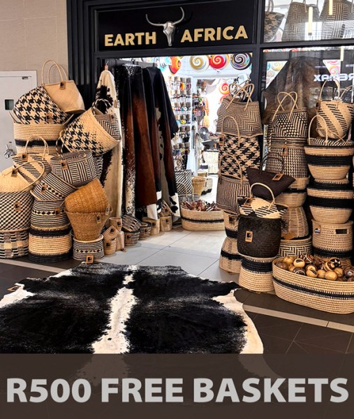 Nguni Hides Durban Black White AA6349