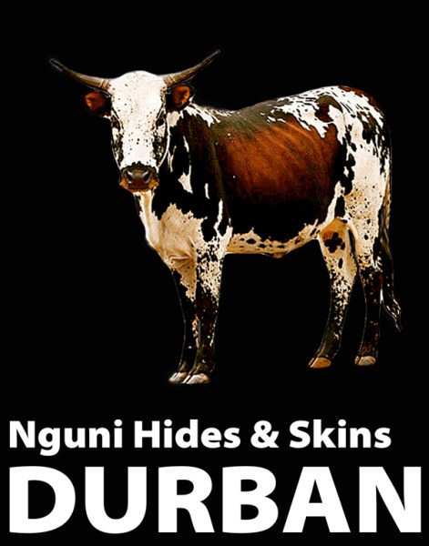 Nguni Hides Black White