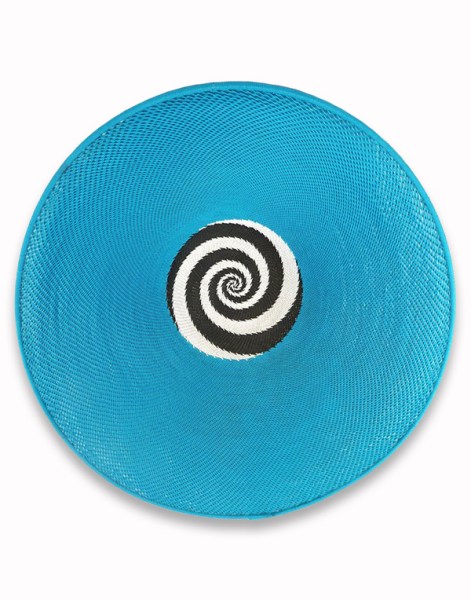 Telephone Wire Bowls Extra Large African Blue Twirl