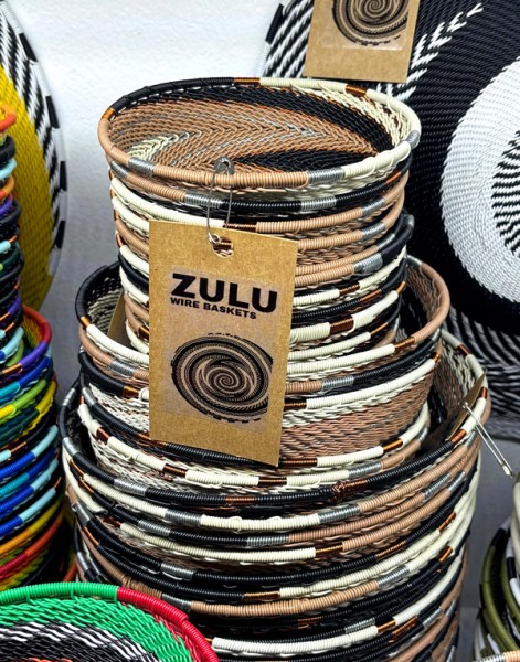 telephone wire baskets african safari