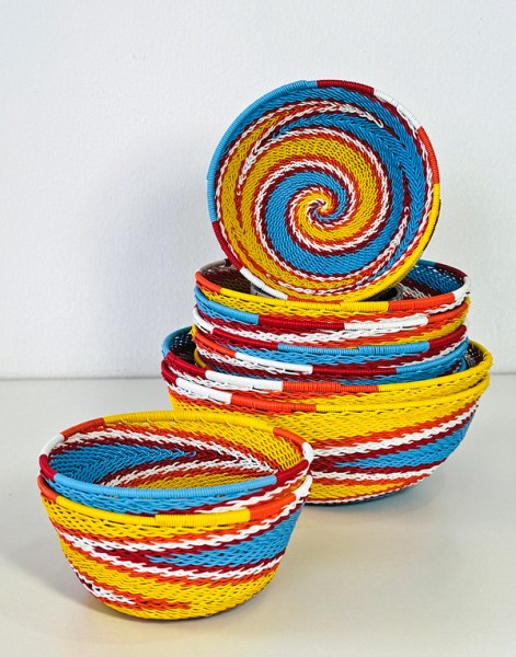 telephone wire baskets african expression87