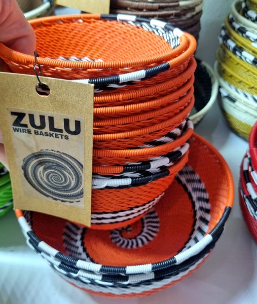 telephone wire baskets african sunburst orange8
