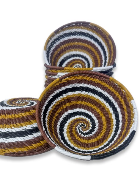 Telephone Wire Bowls Medium | African Desert