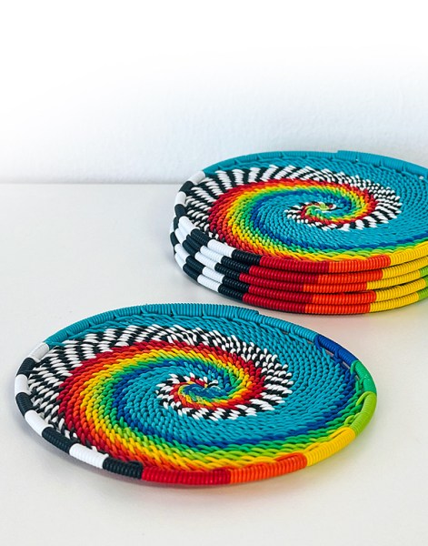 telephone-wire-coaster-african-colours-south-africa