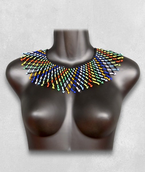 traditional zulu lace necklace medium