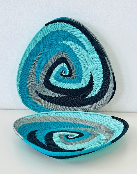 Triangle Telephone Wire Bowls Umhlanga