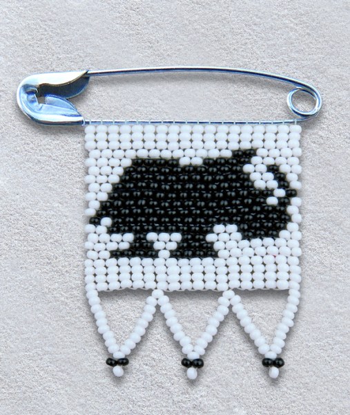 Zulu Love Letter Beaded Rhino