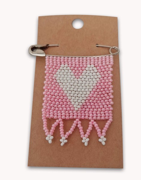 Zulu Love Letter Heart Pink
