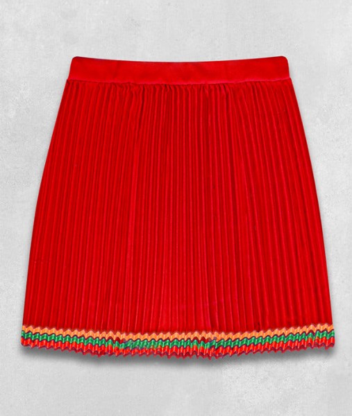 Zulu Skirt Adult Red Large